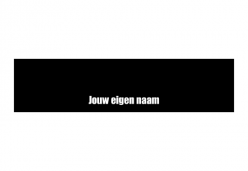 Windscherm eigen naam